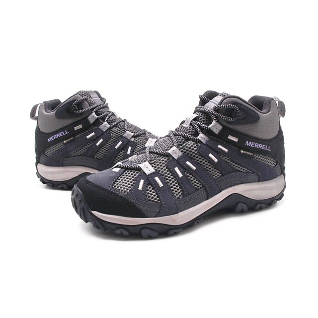 Merrell (女)ALVERSTONE 2 MID GORE-TEX防水中筒經典越野登山鞋 女鞋-深灰