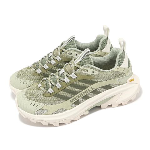 Merrell 邁樂 戶外鞋 Moab Speed 2 女鞋 綠 白 抓地 緩衝 黃金大底 郊山 登山鞋 ML037852