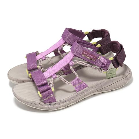 Merrell 邁樂 涼拖鞋 Bravada 2 Strap Sport 女鞋 紫 粉 快乾 緩衝 抓地 戶外鞋 ML037796