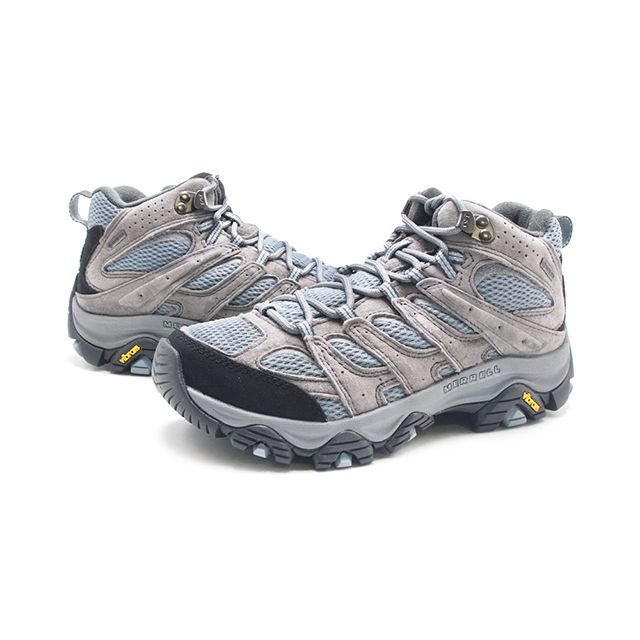 Merrell (女)MOAB 3 MID GORE-TEX防水登山中筒鞋 女鞋-灰藍