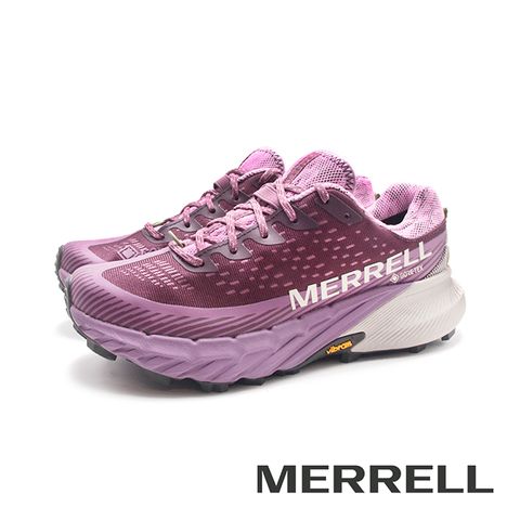 Merrell (女)AGILITY PEAK 5 GTX防水戶外健身輕量型慢跑越野鞋 女鞋-丁香紫