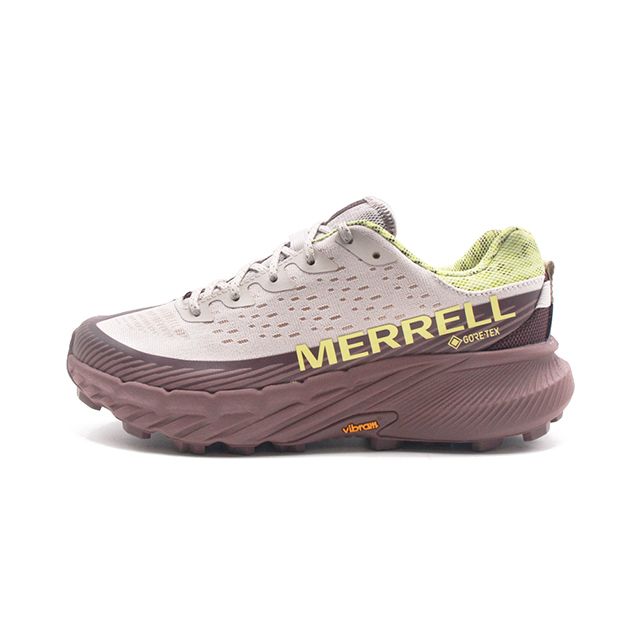 Merrell (女)AGILITY PEAK 5 GTX防水戶外健身輕量型慢跑越野鞋 女鞋-淺卡其