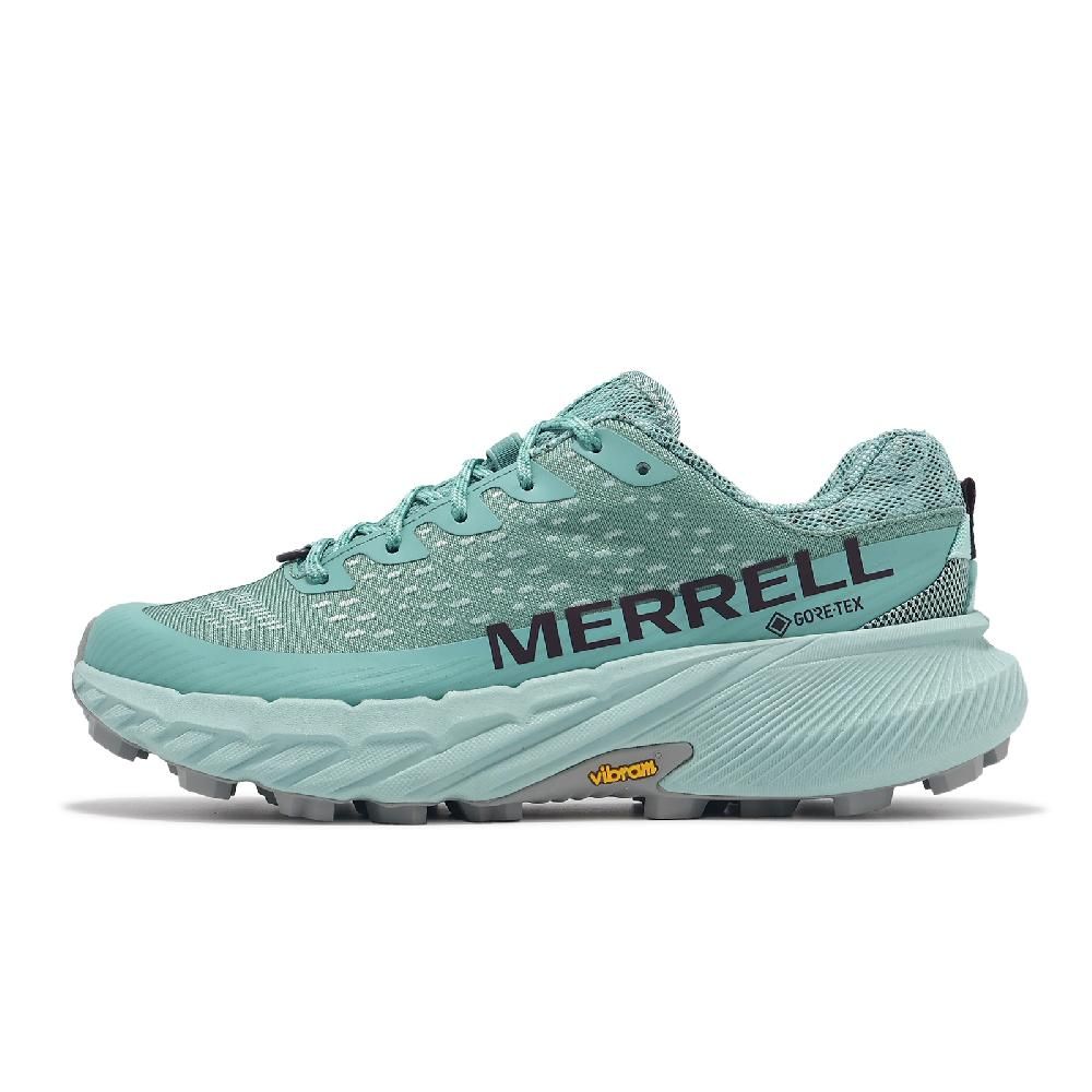 Merrell  邁樂 越野跑鞋 Agility Peak 5 GTX 女鞋 薄荷綠 灰 防水 襪套 橡膠大底 運動鞋 ML068258