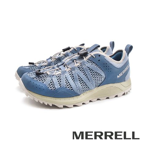 Merrell (女)WILDWOOD AEROSPORT水陸兩棲速乾運動鞋 女鞋-水藍色