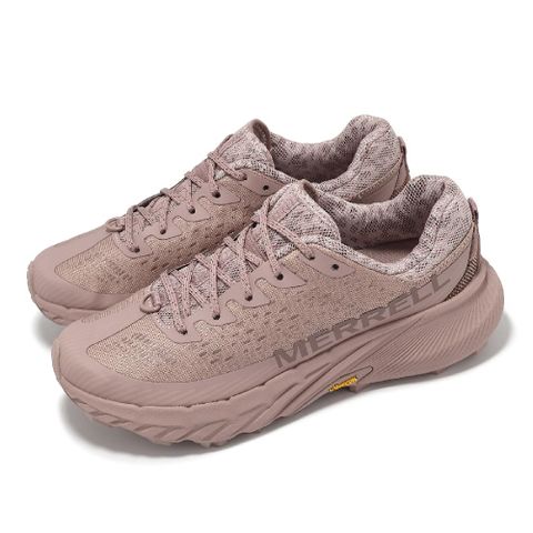 Merrell 邁樂 越野跑鞋 Agility Peak 5 女鞋 玫瑰粉 緩衝 橡膠大底 戶外 運動鞋 ML068262