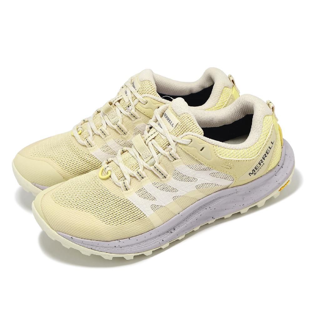 Merrell  邁樂 戶外鞋 Antora 3 GTX 女鞋 黃 紫 防水 黃金大底 抓地 登山鞋 ML068296