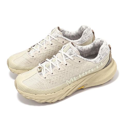 Merrell 邁樂 越野跑鞋 Agility Peak 5 女鞋 米白 卡其 緩衝 抓地 黃金大底 戶外鞋 ML067802