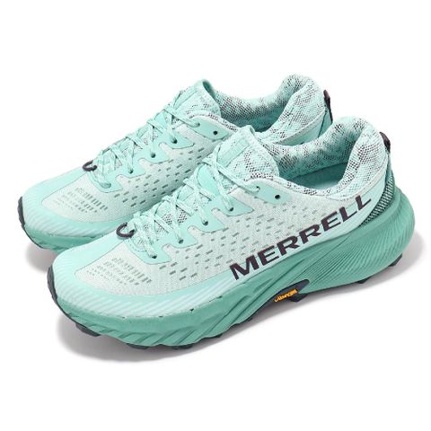 Merrell 邁樂 越野跑鞋 Agility Peak 5 女鞋 蒂芬妮綠 緩衝 抓地 黃金大底 戶外鞋 ML068266