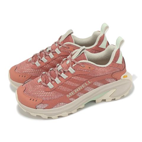 Merrell 戶外鞋 Moab Speed 2 女鞋 岩石紅 黃金大底 抓地 越野 登山鞋 ML038244