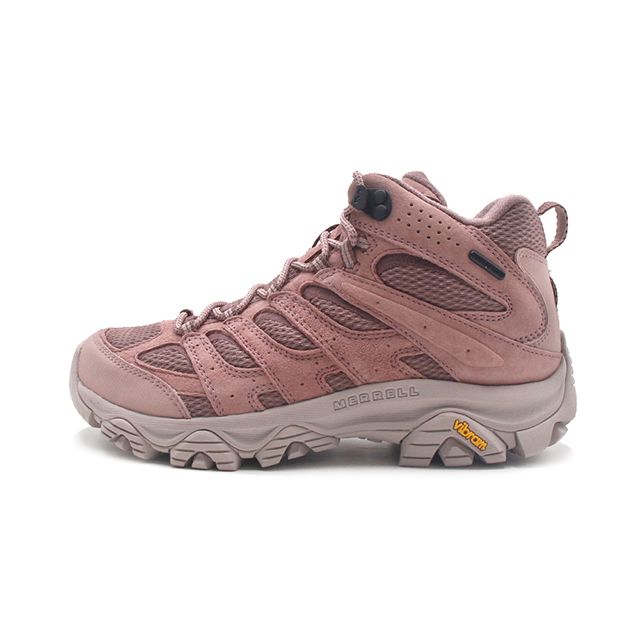 Merrell (女)MOAB 3 MID WATERPROOF中筒防潑水登山健行鞋 女鞋-藕粉色