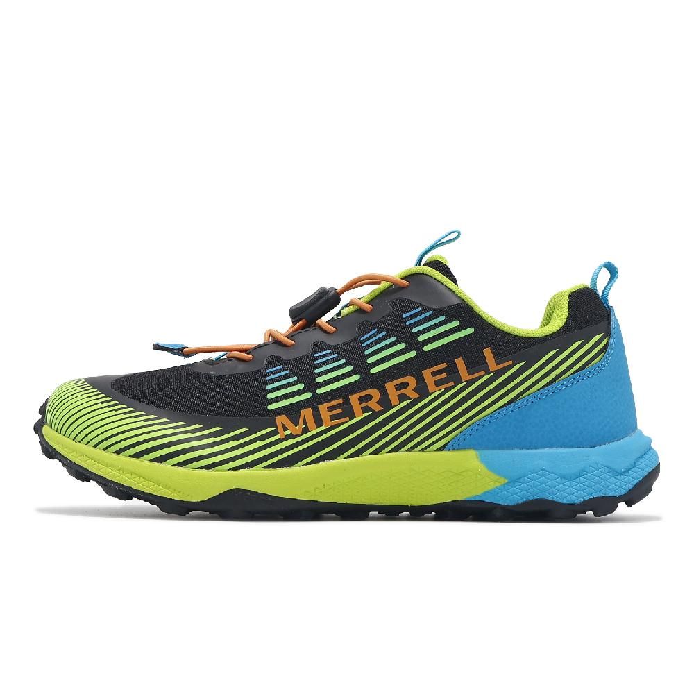 Merrell  邁樂 越野跑鞋 Agility Peak 大童 女鞋 綠 藍 緩衝 抓地 快速抽繩 運動鞋 MK267923