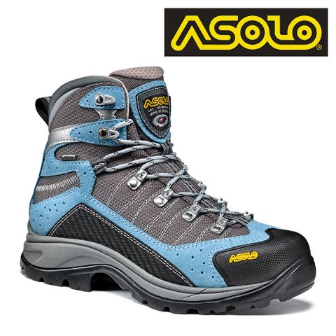 ASOLO 女款 GTX 中筒郊山健走鞋 Drifter EVO GV A23105/A173 / 石灰藍