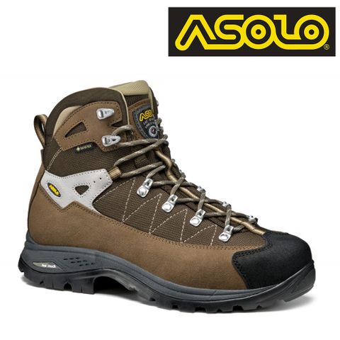 ASOLO 男款 GTX 中筒郊山健走鞋Finder GV A23102/B041 杏仁棕