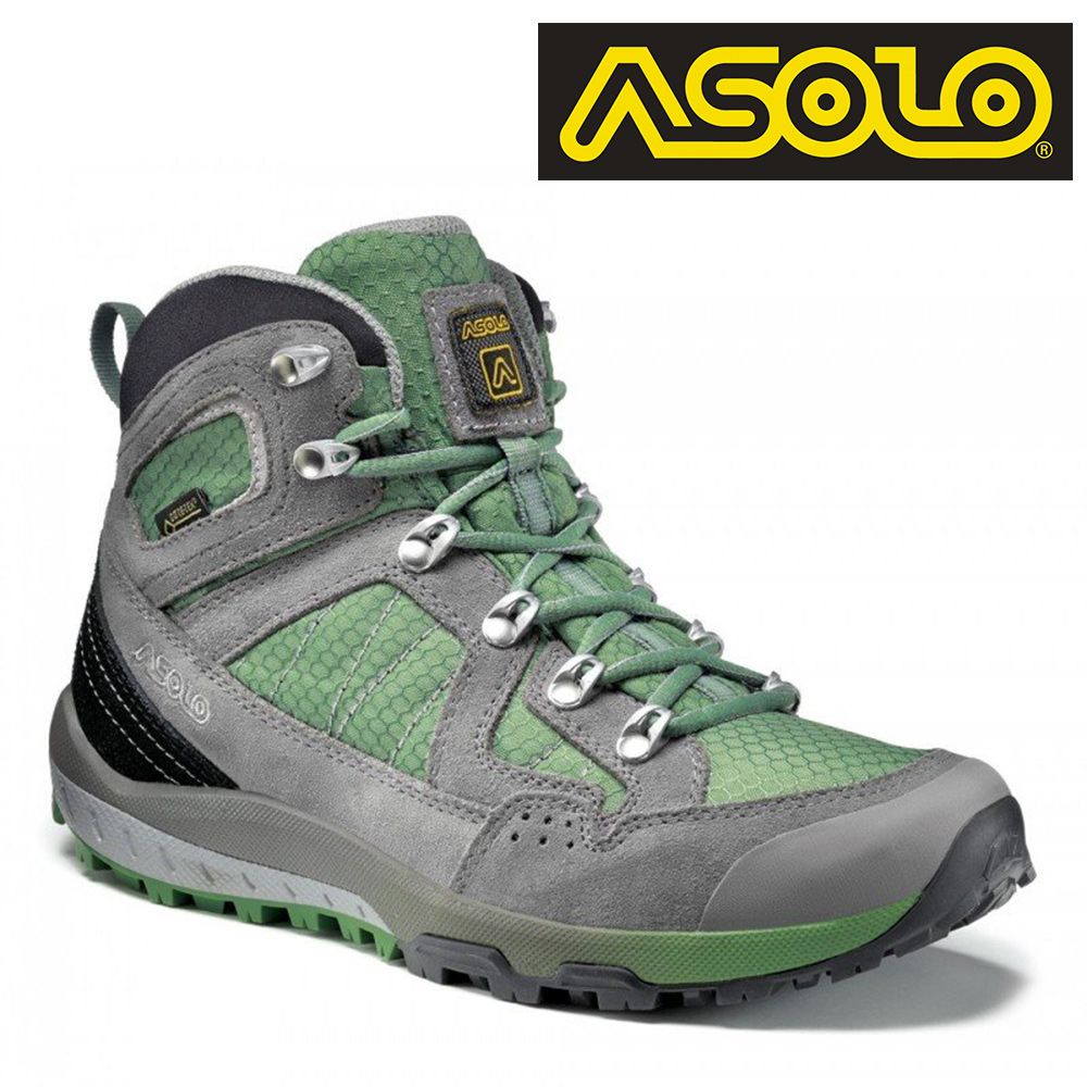 ASOLO  女款 GTX 中筒輕量健走鞋 Landscape GV A40507/A853 樹籬灰