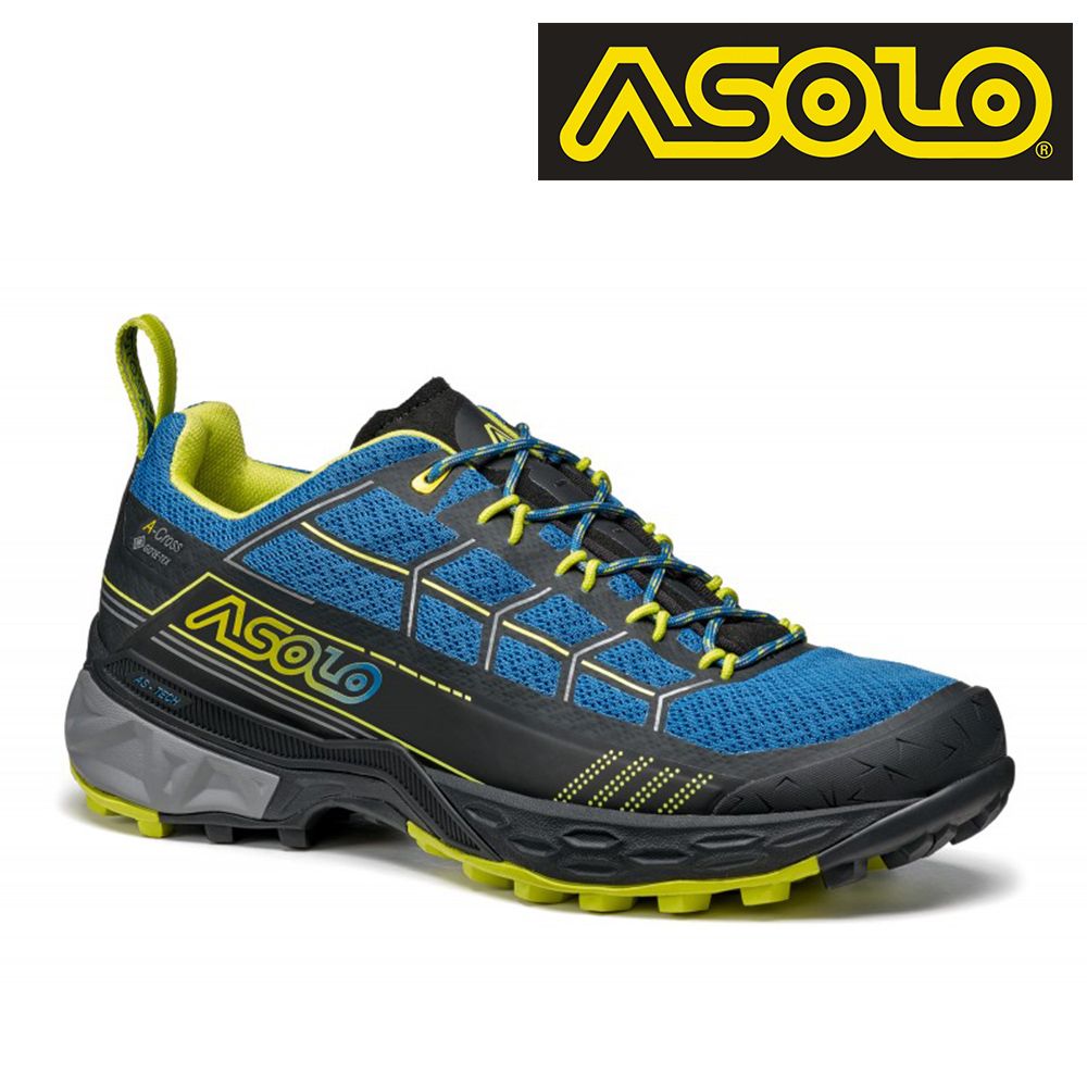 ASOLO  男款 GTX 低筒越野疾行健行鞋 BACKBONE A40052/B053 魔幻藍