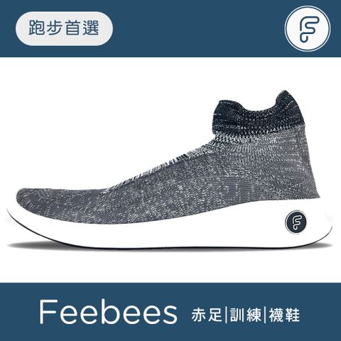 Feebees 赤足運動襪鞋-創始款 / 灰黑