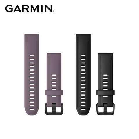 GARMIN Fenix 6S 適用GARMIN QUICKFIT 20mm 矽膠錶帶