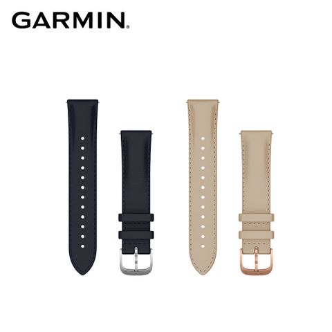 Garmin Quick Release (20mm) vivomove Luxe 皮革錶帶