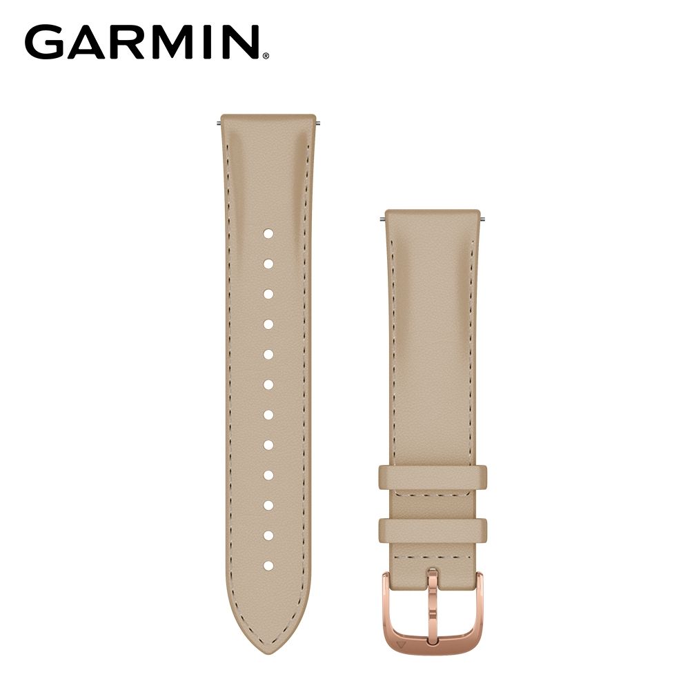 GARMIN  Quick Release (20mm) vivomove Luxe 皮革錶帶