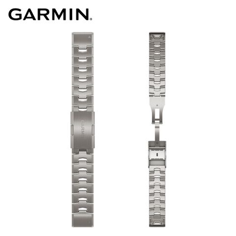 GARMIN Fenix 6 適用GARMIN QUICKFIT 22mm 鈦金屬錶帶