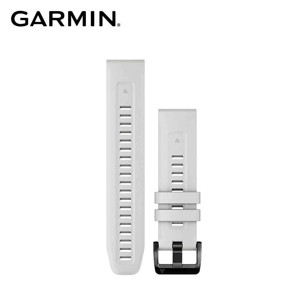 GARMIN  QuickFit 22mm 大理石白矽膠錶帶