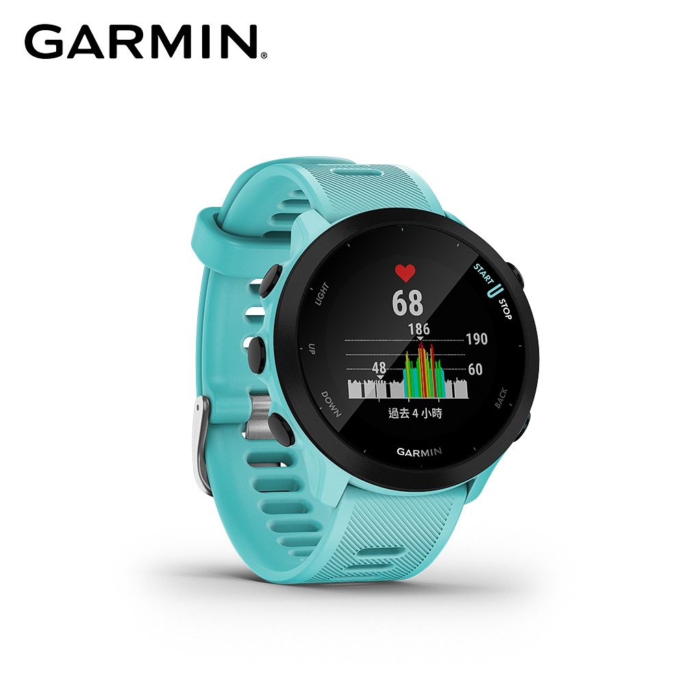 GARMIN Forerunner 55 GPS智慧心率跑錶- PChome 24h購物