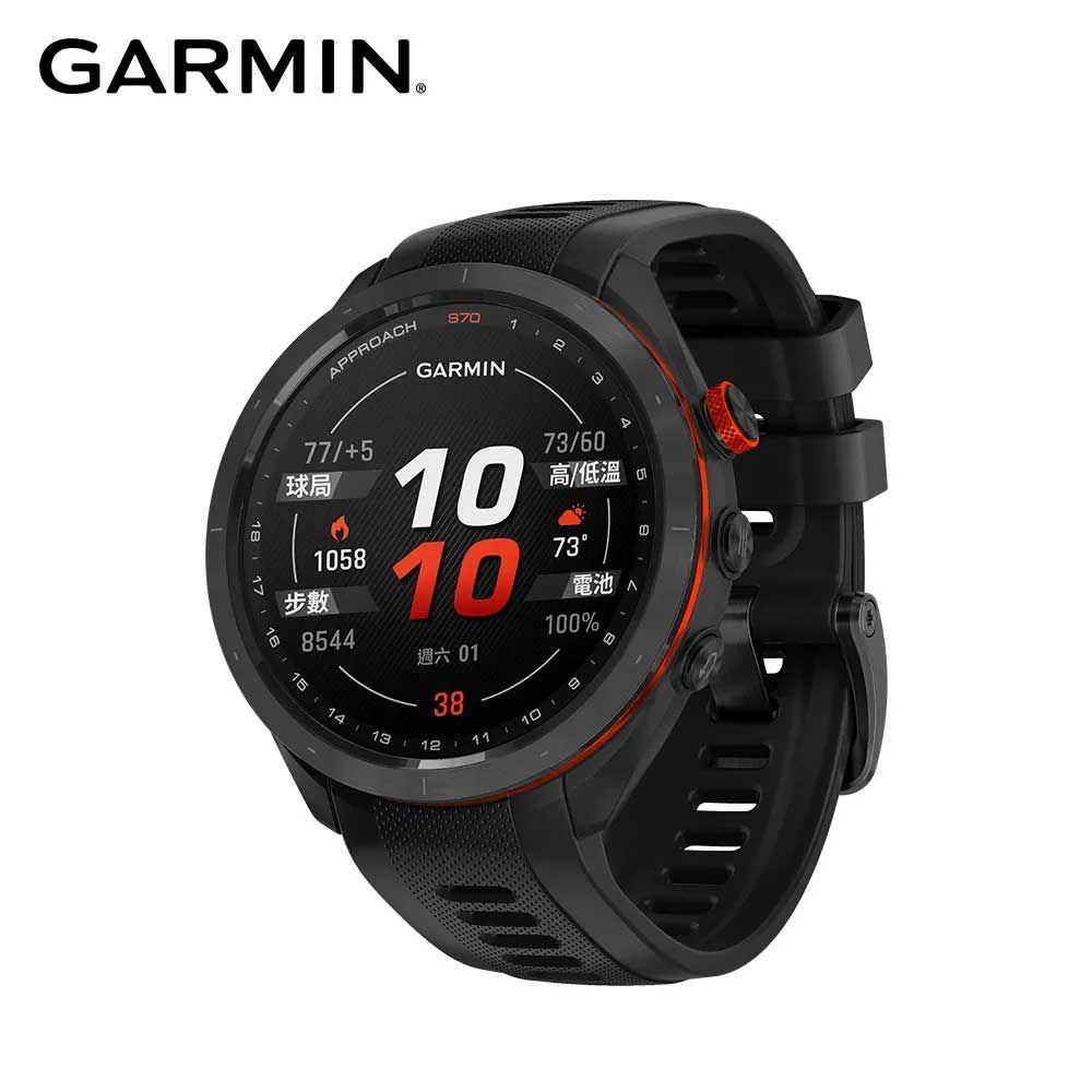 GARMIN  Approach S70 進階高爾夫球GPS腕錶 47mm 沉穩黑