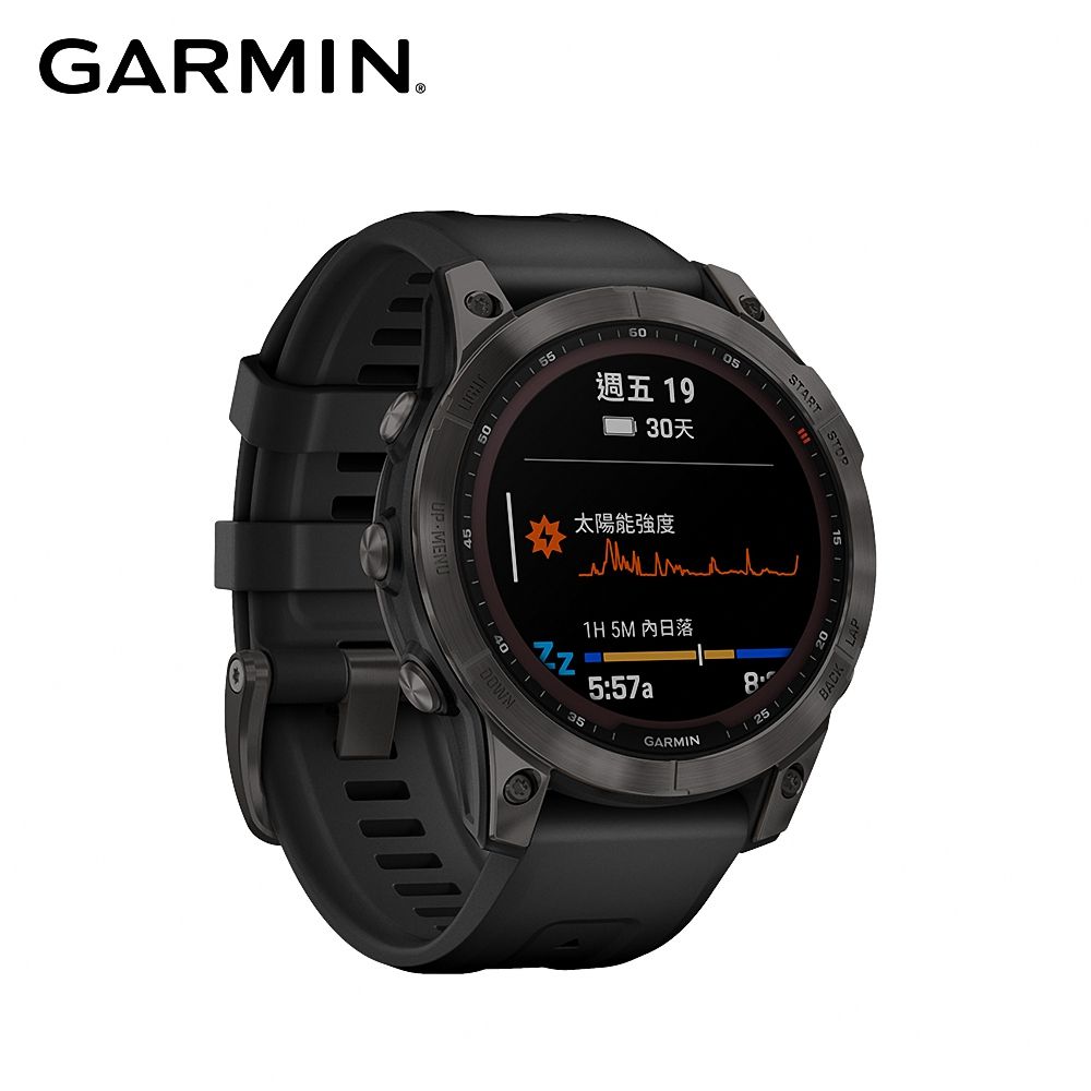 GARMIN Fenix 7 Solar 進階複合式運動GPS腕錶- PChome 24h購物