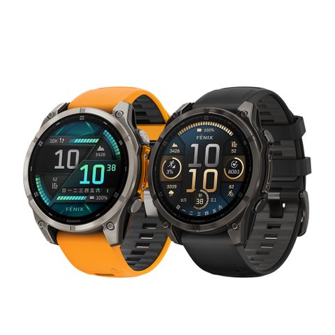 GARMIN Fenix 8 AMOLED 全方位戶外進階GPS智慧腕錶 47mm