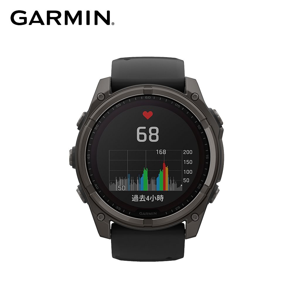 GARMIN Fenix 8 Solar 全方位太陽能戶外進階GPS智慧腕錶 51mm