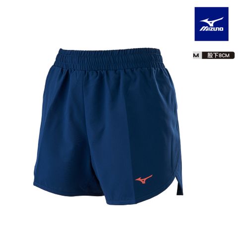 【美津濃MIZUNO】女款路跑短褲 J2TBC26112（夜藍）