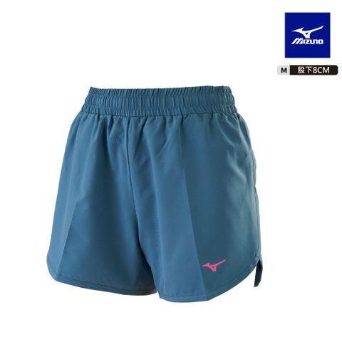 MIZUNO 美津濃 女款路跑短褲 J2TBC26128（灰綠藍）