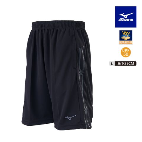 【MIZUNO 美津濃】L股下25CM 男款針織短褲 32TBC00199