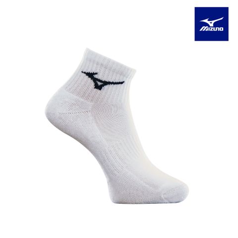 【MIZUNO 美津濃】男運動薄底短襪3雙入 32TXB59101（白x黑)