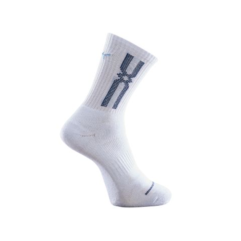 【MIZUNO 美津濃】男運動厚底襪 6雙入 32TXB00818Q（白x深藍）