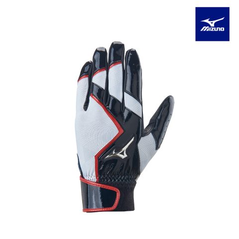 MIZUNO 美津濃 打擊手套(雙) 1ETEA50102 (灰紋)