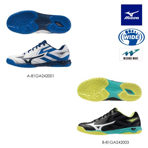 【MIZUNO 美津濃】WAVE KAISERBURG 8 桌球鞋 81GA2420XX(任選一色)