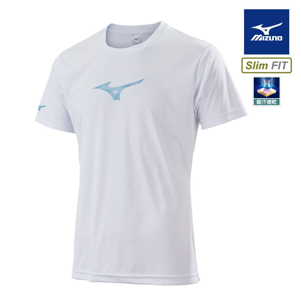MIZUNO 美津濃 Slim FIT合身版型 男款羽球短袖T恤 72TAB506XX(任選一件)