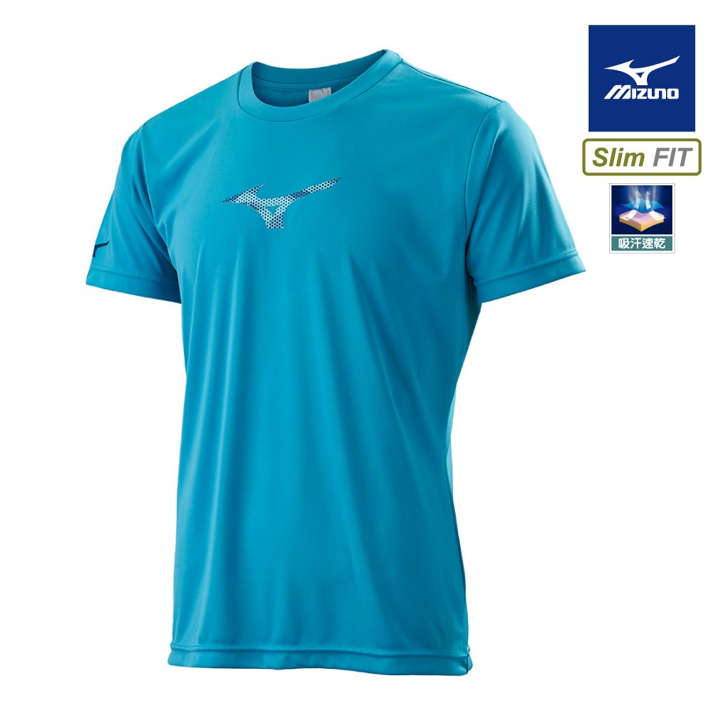 MIZUNO 美津濃 Slim FIT合身版型 男款羽球短袖T恤 72TAB506XX(任選一件)