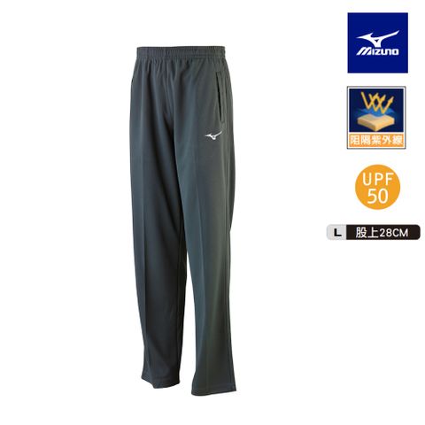【MIZUNO 美津濃】L股上28CM 男款針織長褲 32TDYA3808（深灰）