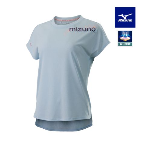 MIZUNO 美津濃 女短袖T恤 32TAB20323冰羽藍