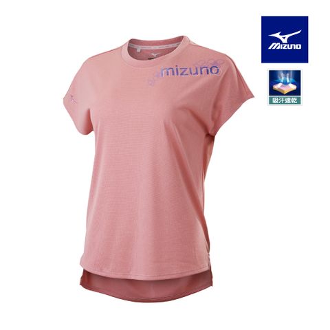 MIZUNO 美津濃 女短袖T恤 32TAB20363茶粉