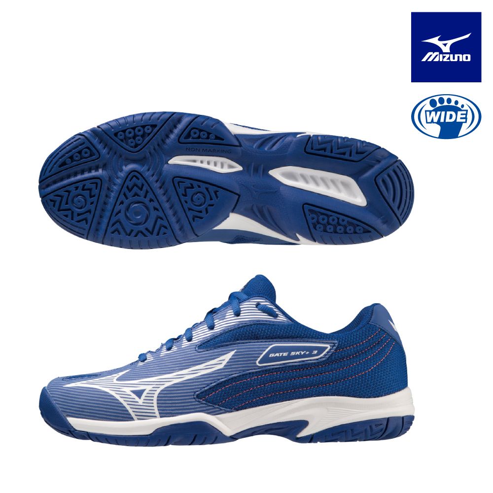 MIZUNO 美津濃 GATE SKY PLUS 3 寬楦羽球鞋 71GA234026