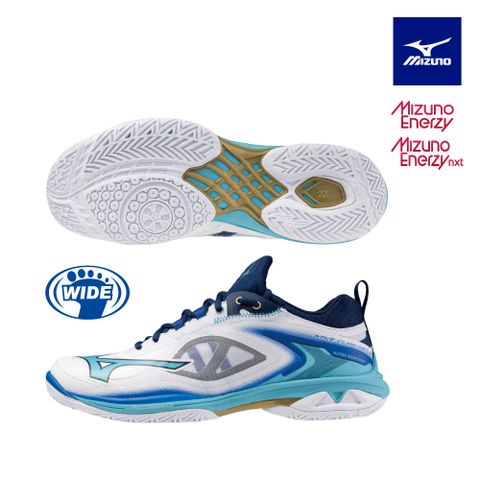 MIZUNO 美津濃 WAVE CLAW NEO 3 寬楦羽球鞋 71GA247302