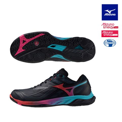 MIZUNO 美津濃 WAVE FANG 2 寬楦羽球鞋 71GA231337
