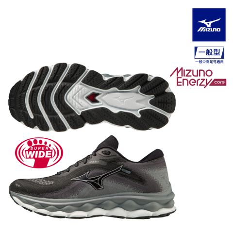 【MIZUNO 美津濃】WAVE SKY 7 一般型超寬楦女款慢跑鞋 J1GD231222