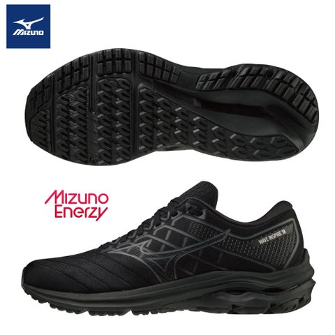 【MIZUNO 美津濃】WAVE INSPIRE 18 支撐型男款慢跑鞋 ENERZY中底材質 J1GC224438