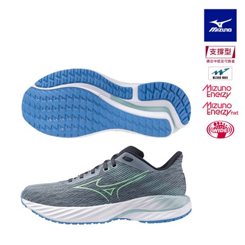 【MIZUNO 美津濃】WAVE INSPIRE 21 支撐型男款慢跑鞋 J1GC254501