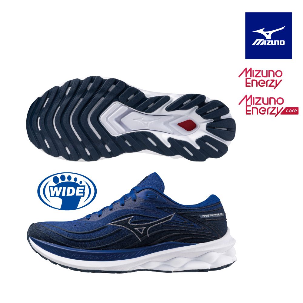 MIZUNO 美津濃 WAVE SKYRISE 5 男款慢跑鞋 J1GC230253