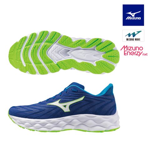 【MIZUNO 美津濃】WAVE SKY 8 男款慢跑鞋 J1GC240253